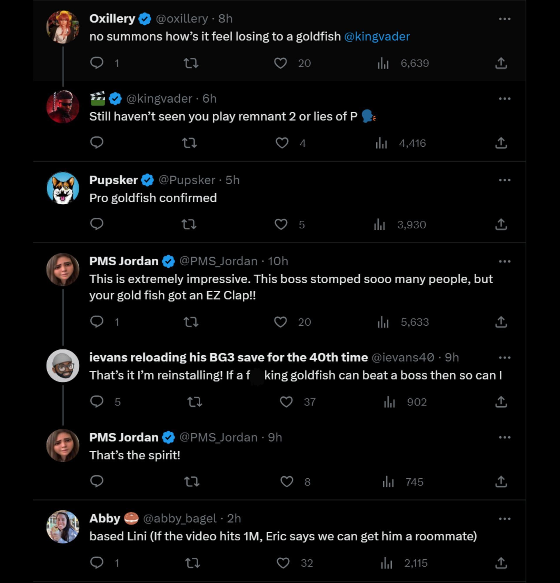 Fans on X discussing the YouTuber's clip (Image via X)